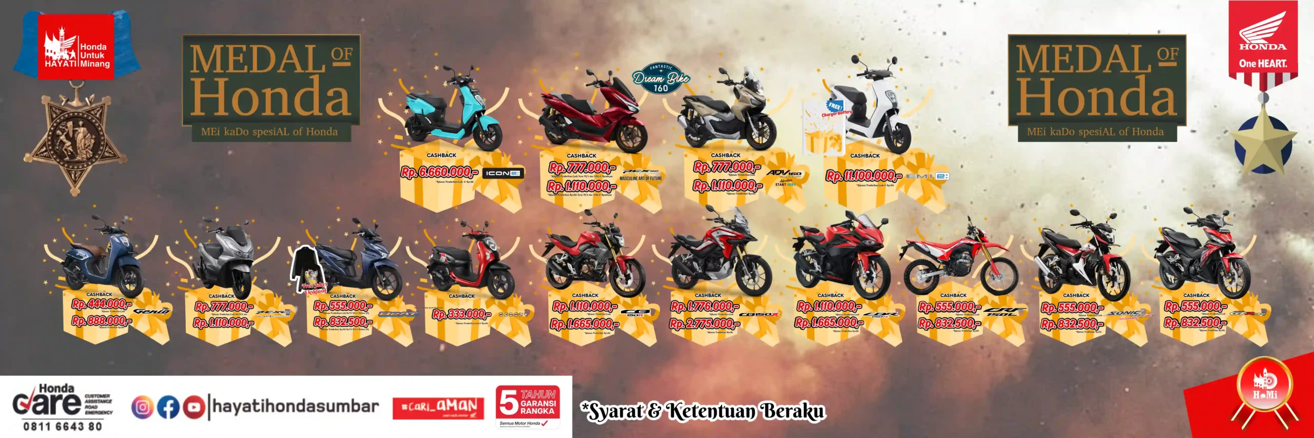 Program MEDAL Of Honda Klikpositif